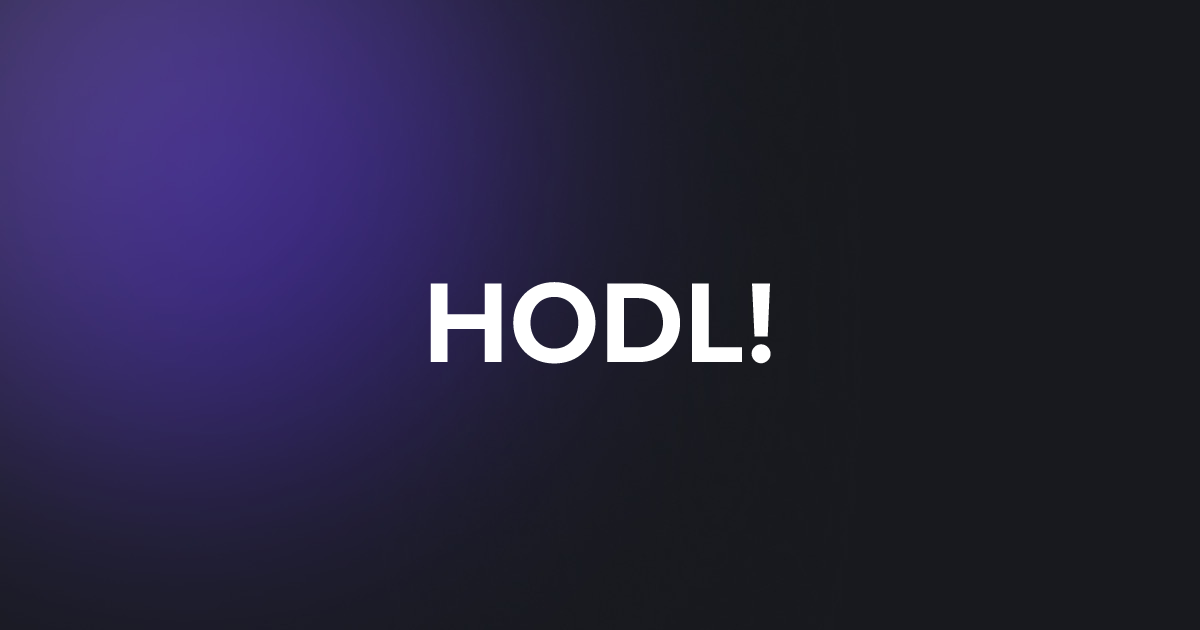 TAP HODL!